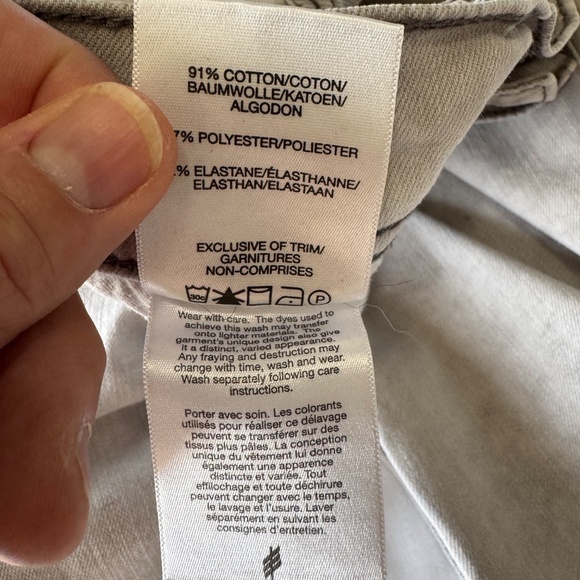 Silver Jeans Men's Denim EDDIE Brushed Gray Straight Jeans Tag: 38/32 **Flaw** - Picture 9 of 16